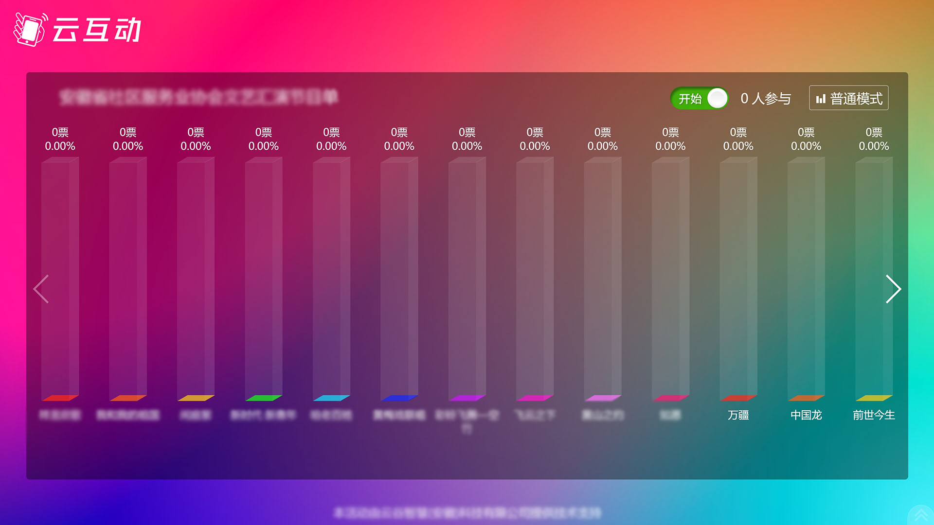无锡现场大屏幕实时投票活动如果选项超出10个不能显示怎么解决？